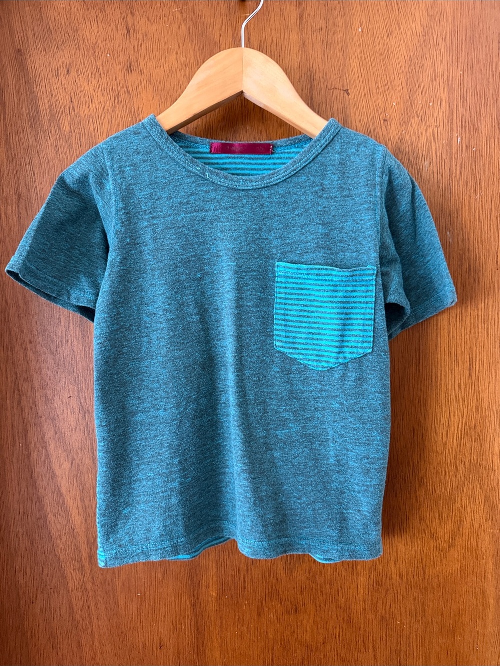 Source Unknown Teal Short Sleeve Pocket Tee